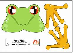 Image result for Frog Mask Printable
