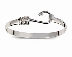 Image result for silver fishing hooks bracelets