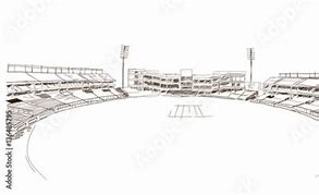 Image result for Cricket Stadium Outline