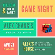 Image result for Game Night Party Invitations