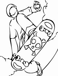 Image result for Skateboard Jump Coloring Pages