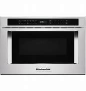Image result for Single Drawer Under Microwave On Counter