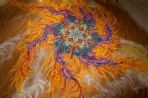 Image result for Picture Painted On Grain of Sand