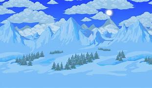 Image result for Snowy Pixel Art