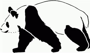 Image result for Panda Bear Family Clip Art Black and White