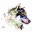 Image result for Loose Watercolor Pastel Wolf