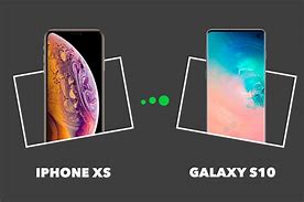 Image result for iPhone XS Silver vs Galaxy S10e