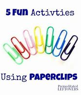 Image result for Paperclip Activities
