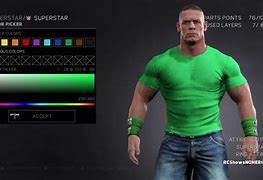 Image result for WWE 2K18 John Cena Green Attire