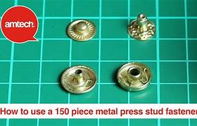 Image result for Press Stud Fasteners