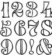 Image result for Free Fancy Numbers Clip Art