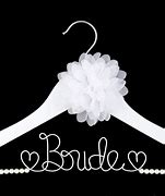 Image result for Bride Hanger for Wedding Dress
