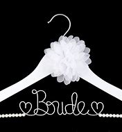 Image result for White Bridal Hangers