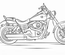 Image result for Harley Motorcycle Outline Drawings