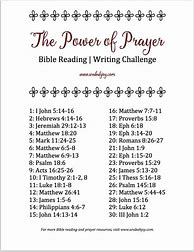Image result for 31 Day Scripture Writing Plan On Prayer