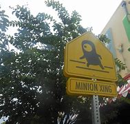 Image result for Minion Crossing Sign