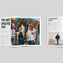 Image result for 2 Page Magazine Layout
