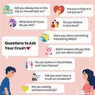 Image result for Questions to Ask Your Crush