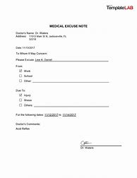 Image result for Real Doctors Note Template