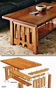Image result for Coffee Table Blueprints