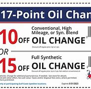 Image result for Oil Change Coupons Printable