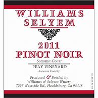 Image result for Williams Selyem Pinot Noir Peay