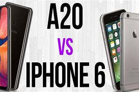 Image result for A20 vs iPhone 6 Plus Camara