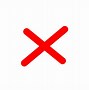 Image result for Red X Emoji Transparent Background