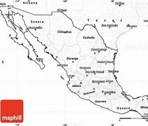 Image result for Printable Blank Mexico Map