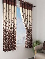 Image result for Cream and Brown Curtains