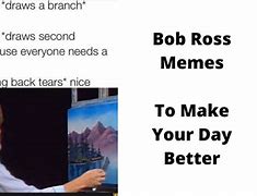 Image result for Pampered Chef Bob Ross Memes