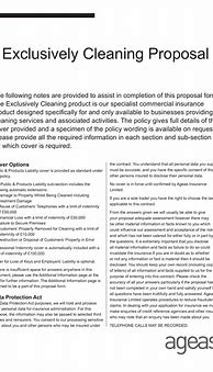 Image result for Cleaning Business Proposal Sample
