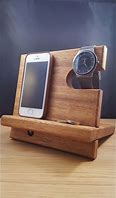 Image result for Homemade Wood iPhone Stand