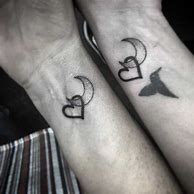 Image result for Simple Black Heart Tattoo