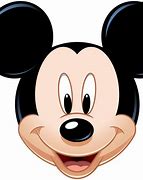 Image result for Mickey Mouse Face Cartoon PNG