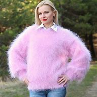 Image result for Fuzzy Mohair Sweater