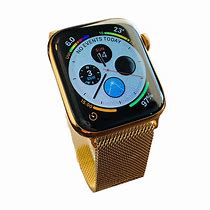 Image result for Apple Watch 6 Gold Milanese