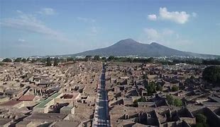 Image result for Aerial View of the Ruins of Pompeii