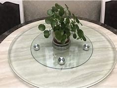 Image result for Glass Lazy Susan Turntable