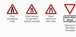 Image result for Road Signs UK Theory Test Poster