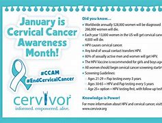 Image result for Cervical Cancer Awareness Flyer
