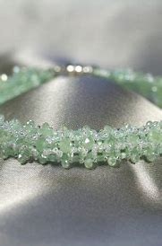 Image result for Light Green Crystal Beads