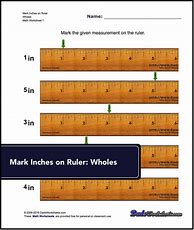 Image result for Reading Ruler Measurement Inches Worksheets