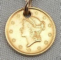 Image result for Gold Liberty Coin Pendant