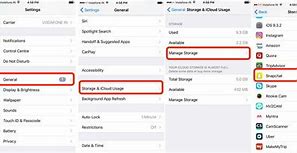 Image result for Snapchat Storage iPhone