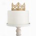 Image result for Gold Crown Cake Topper