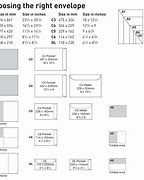 Image result for Standard US Envelope Sizes