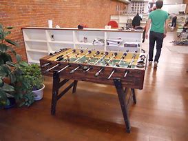 Image result for Old Foosball Table