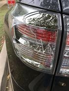 Image result for Broken Tail Light Black Lexus SUV