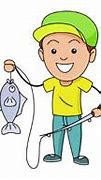 Image result for Clip Art Images of Fish and Fishing Spinners